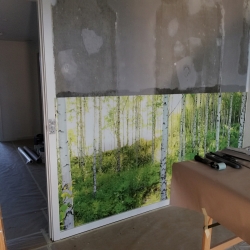opsætning af tapet natur